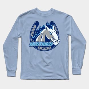 Mustangs Sports Logo Long Sleeve T-Shirt